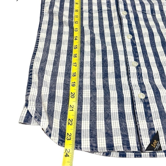 New With Tag Vintage Lee Plaid Western Button Up Shirt - Picture 13 of 13